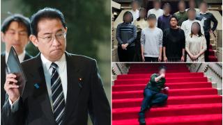 Premierul Japoniei şi-a demis fiul din postul de secretar. Tânărul a dat o petrecere la reşedinţa oficială şi s-a fotografiat cu prietenii pe "covorul roşu"