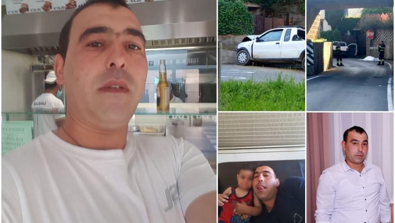 "Drum lin frățiorul meu, ai lăsat în urmă o durere de nedescris". Lucian a murit la 34 de ani într-un cumplit accident în Italia. Un copil va crește acum fără tată