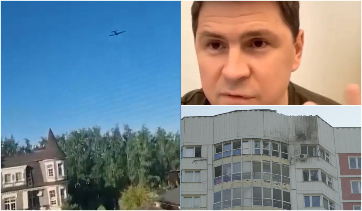 Rusia acuză Ucraina de atacul ”terorist” cu drone de la Moscova. Kievul neagă şi răspunde ironic: Bineînțeles că ne bucurăm