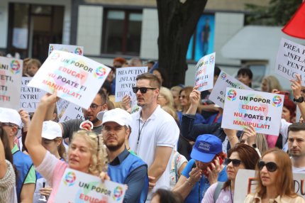 protest Educație grevă București