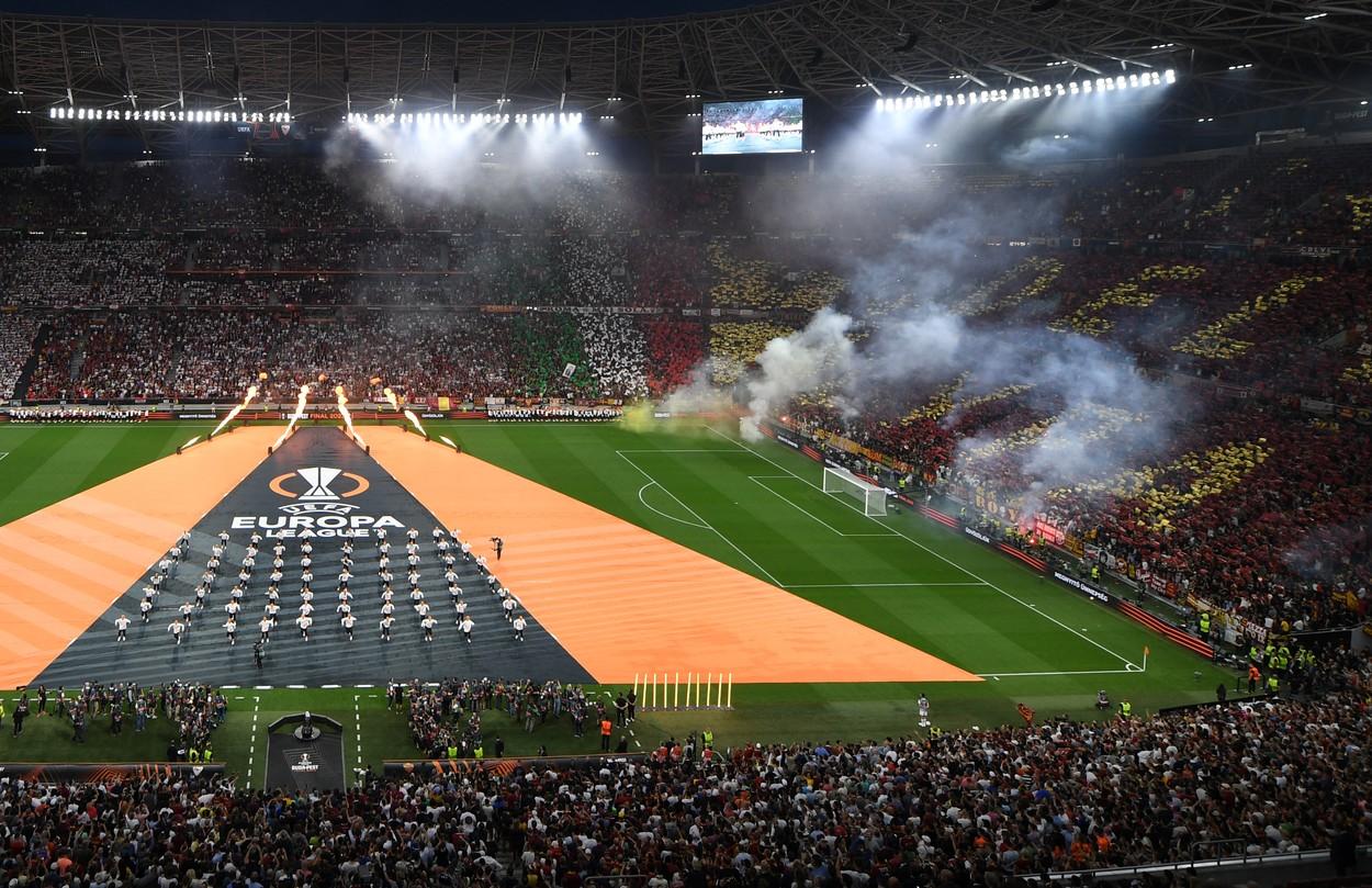 FC Sevilla şi AS Roma şi-au disputat trofeul pe Puskas Arena din Budapesta