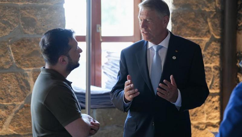Klaus Iohannis şi Volodimir Zelenski au semnat, joi, o declaraţie comună cu privire la integrarea euroatlantică a Ucrainei
