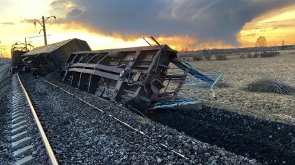 Un tren de marfă a deraiat în Belgorod, aproape de graniţa cu Ucraina. Ruşii nu cunosc cauzele accidentului