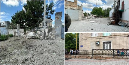 Ruşii au făcut din nou prăpăd în Ucraina: biserică din Herson, bombardată. Un preot a murit