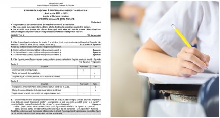 Barem Evaluare Naţională 2023 - limba română. Cum se rezolvau subiectele primite de elevi