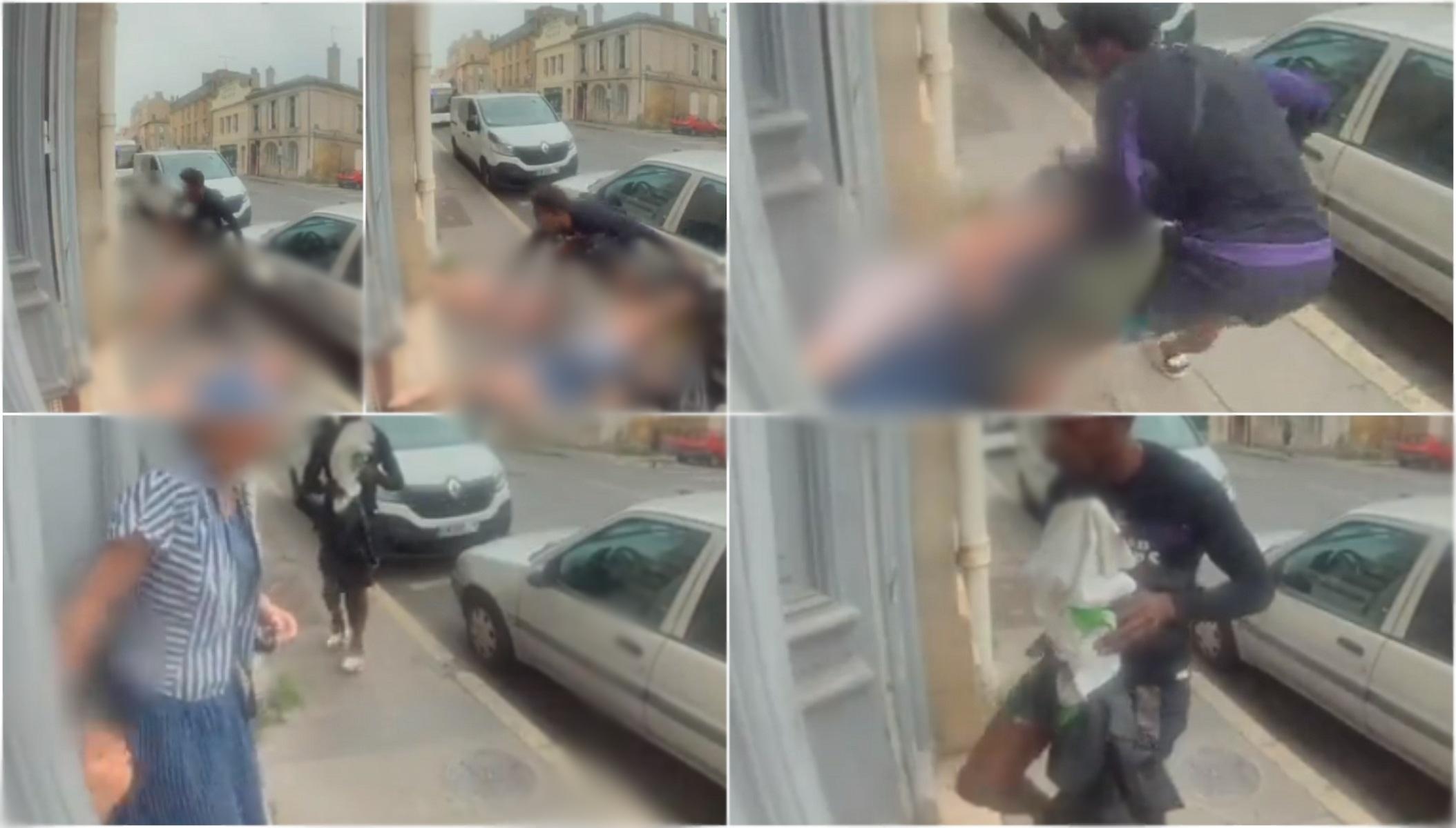 Bunică și nepoată, atacate cu brutalitate de un bărbat, chiar în fața casei lor din Bordeaux. Agresoul le-a făcut una cu pământul, apoi a fugit