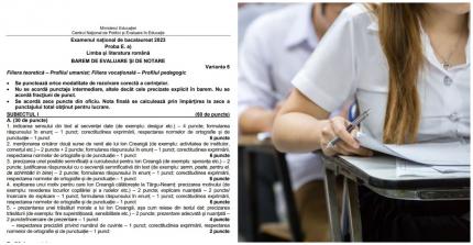 Barem Limba Română BAC 2023. Cum se rezolvă subiectele la Română