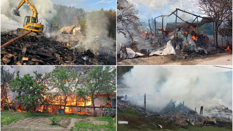 O chilie de la Mănăstirea Sihăstria Putnei din Neamț și trei anexe s-au făcut scrum din cauza unei lumânări. Peste 7 ore a durat stingerea flăcărilor