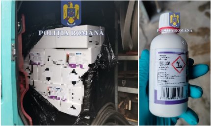 Cinci bărbaţi prinşi în timp ce vindeau 4400 de flacoane de insecticid toxic pe o stradă din Timişoara. Valoarea capturii, peste un milion de euro