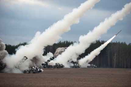 Exercițiu militar de lansare a rachetelor