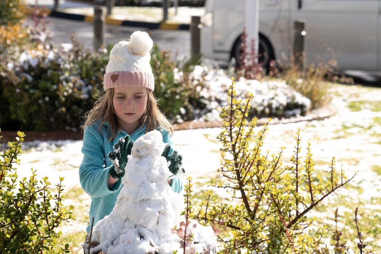 Johannesburg, peisaj de poveste cu prima ninsoare în 11 ani. Oamenii, impresionaţi de peisaj: "Magie pură"