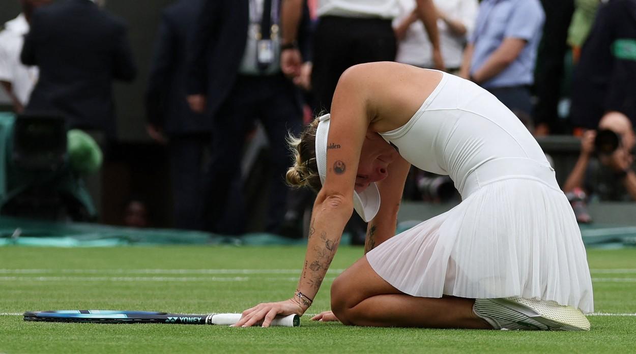 Marketa Vondrousova a învins-o pe tunisianca Ons Jabeur la Wimbledon