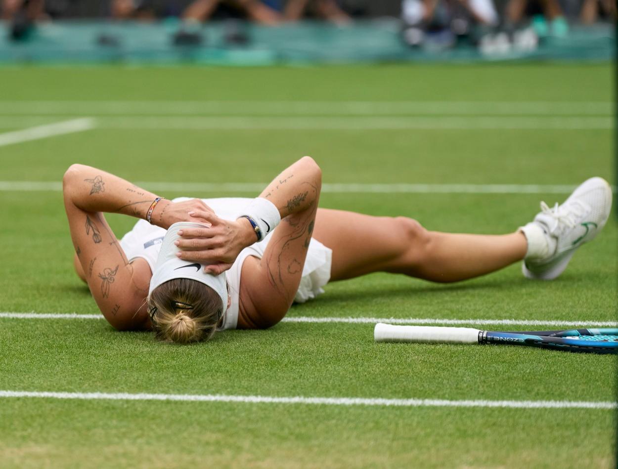 Wimbledon 2023. Cehoaica Marketa Vondrousova, reacţie savuroasă după victoria istorică de la Londra: "Am făcut un pariu cu antrenorul meu"