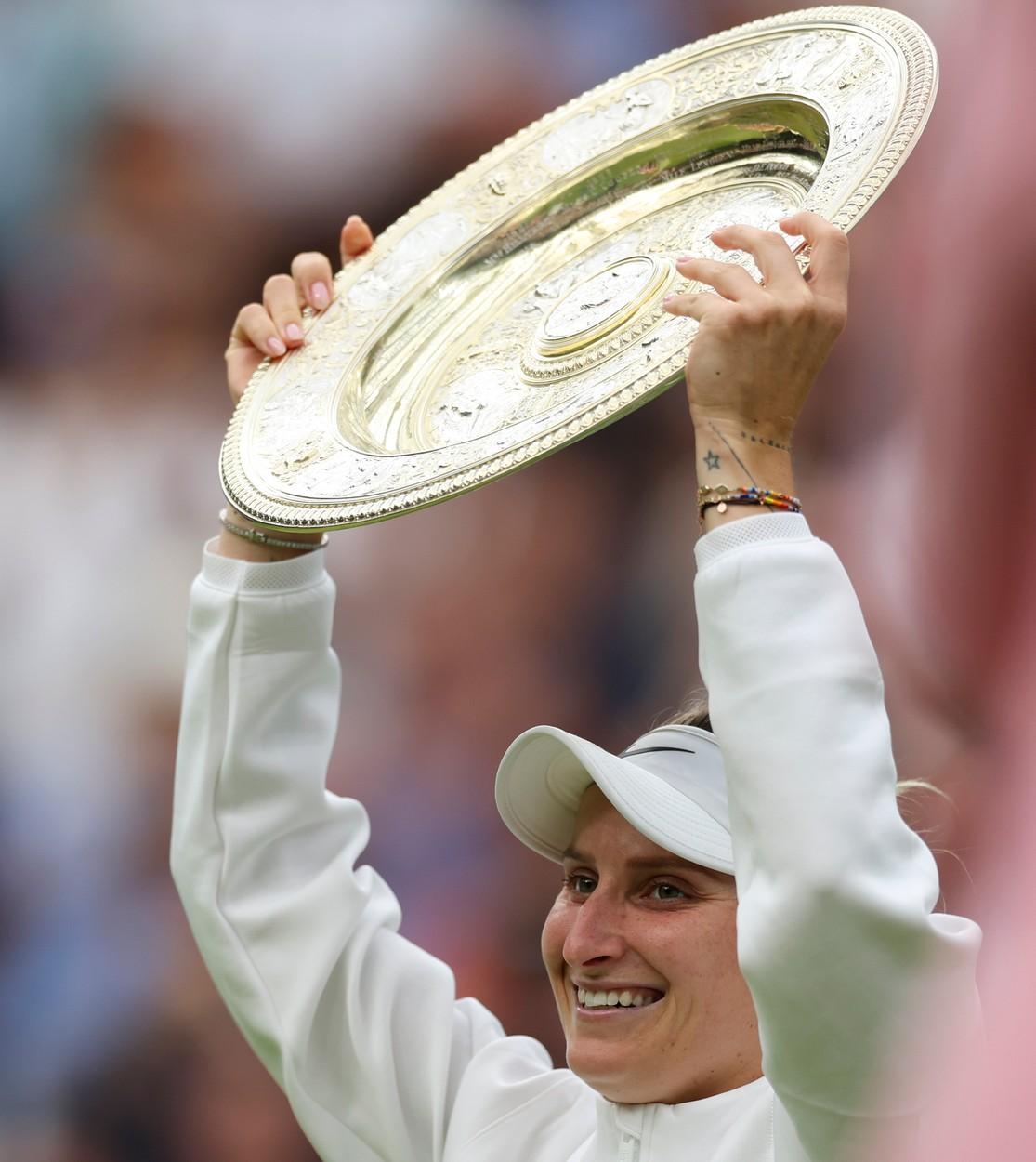 Wimbledon 2023. Cehoaica Marketa Vondrousova, reacţie savuroasă după victoria istorică de la Londra: "Am făcut un pariu cu antrenorul meu"