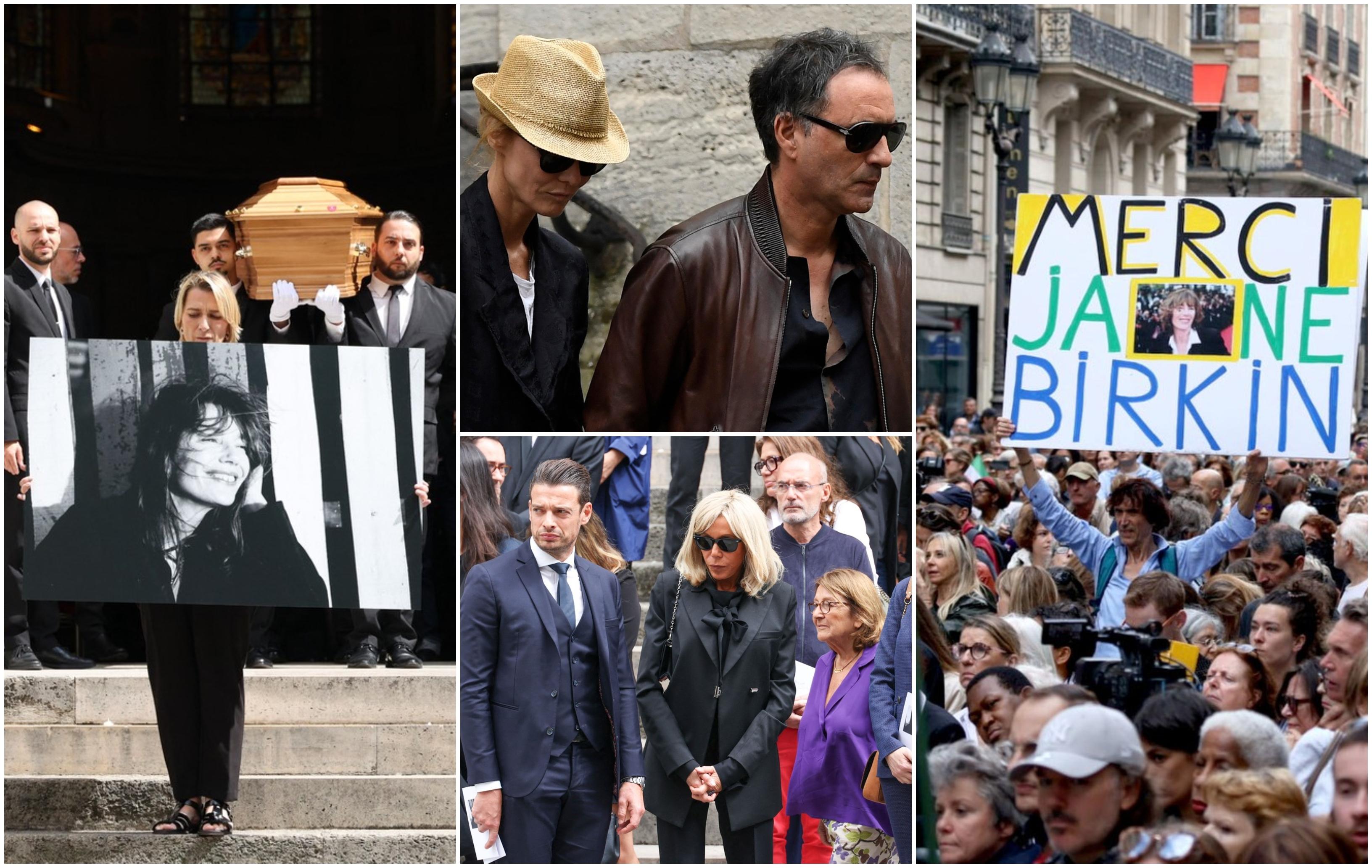 Legendara Jane Birkin, înmormântată la Paris. La funeralii au participat sute de fani, dar şi personalităţi precum Brigitte Macron sau Vanessa Paradis
