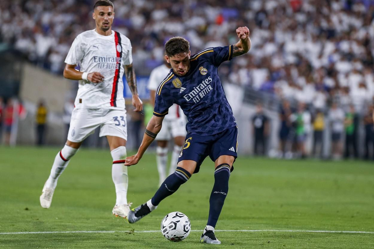 Real Madrid - AC Milan 3-2, într-un meci amical disputat în SUA. 70.000 de oameni au fost în tribune