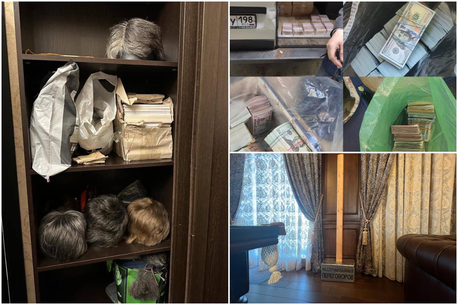 Dulap plin de peruci, teancuri de dolari, lingouri de aur, arme şi faimosul baros. Ce au găsit ruşii în vila lui Prigojin