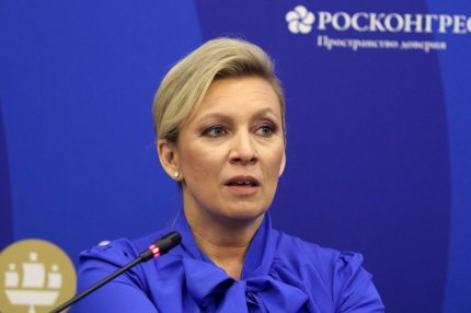 Maria Zaharova, purtătoarea de cuvânt a MAE rus.