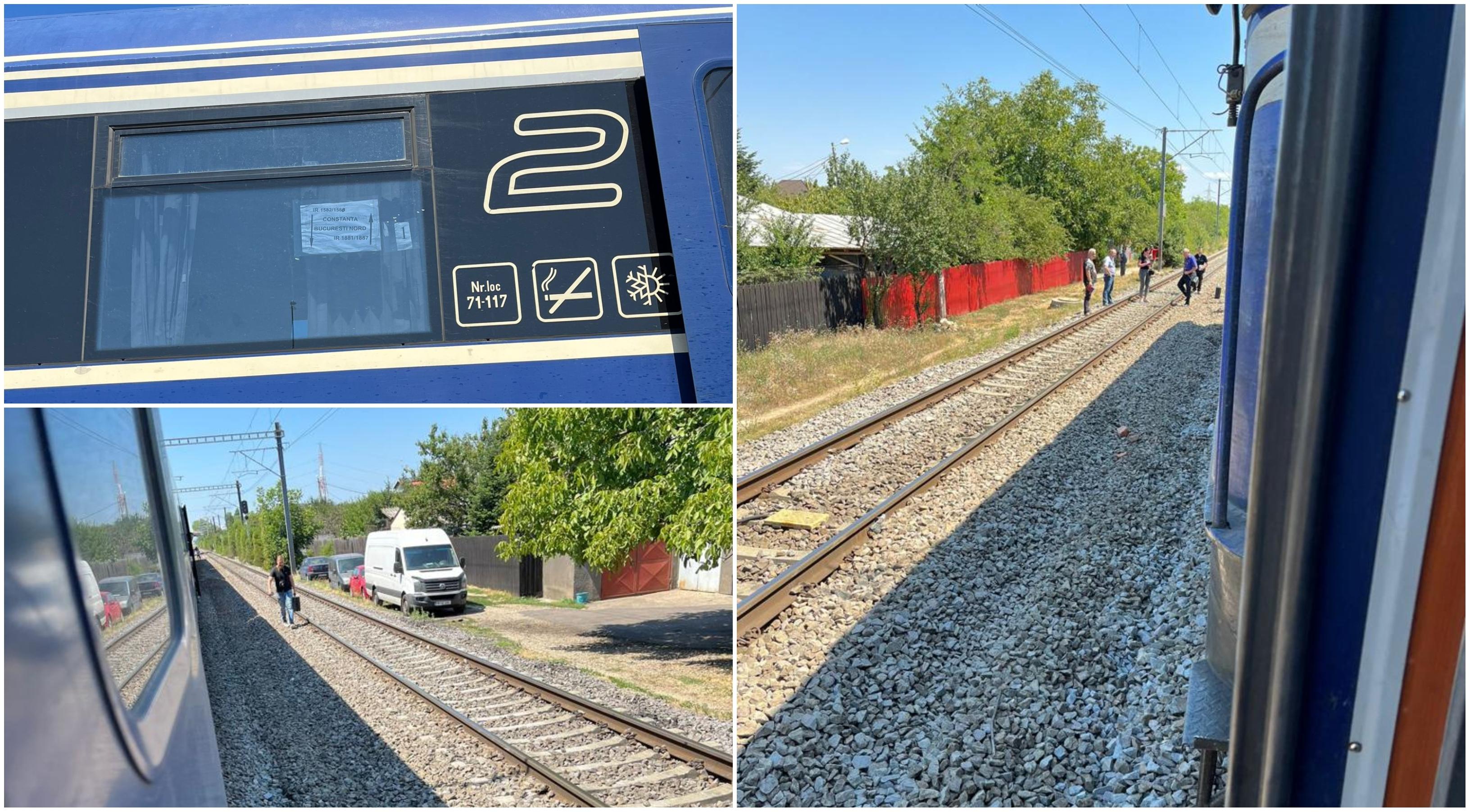 Bărbat lovit mortal de tren, pe ruta Bucureşti-Constanţa. Călătorii ajung la destinaţie cu peste 2 ore întârziere