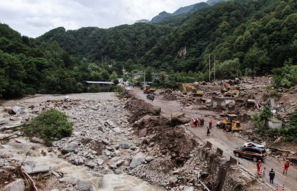 Vremea a făcut păpăd în oraşul Xian idn China