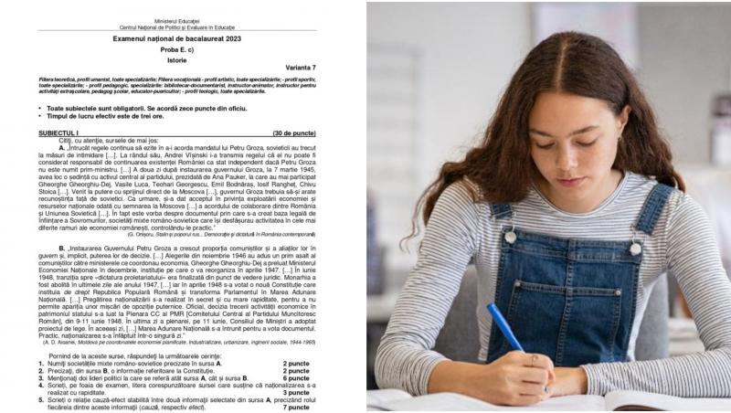 Barem Istorie Bac 2023 sesiunea de toamnă. Cum se rezolvă subiectele