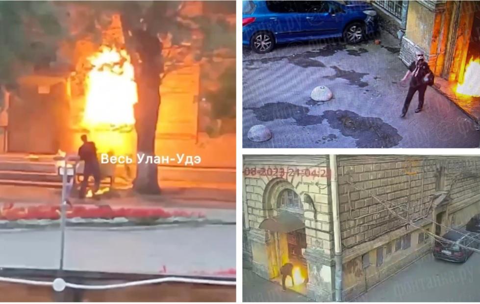 Zeci de centre de recrutare militare, incendiate din Rusia. Cum sunt păcăliţi ruşii să le dea foc