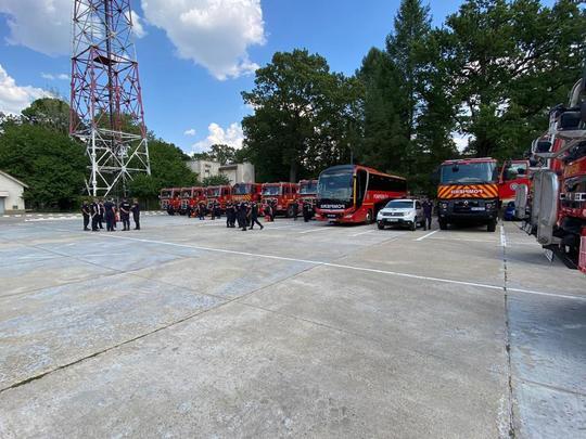 Pompierii români se întorc în Grecia, în zonele cuprinse de noi incendii de vegetaţie