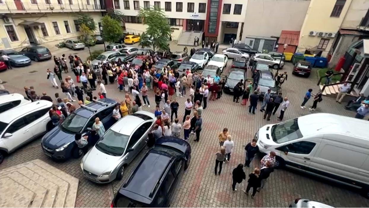 Nou protest al angajaţilor din Finanţe. Sindicaliştii, nemulţumiţi de măsurile propuse de Executiv pentru reducerea cheltuielilor bugetare