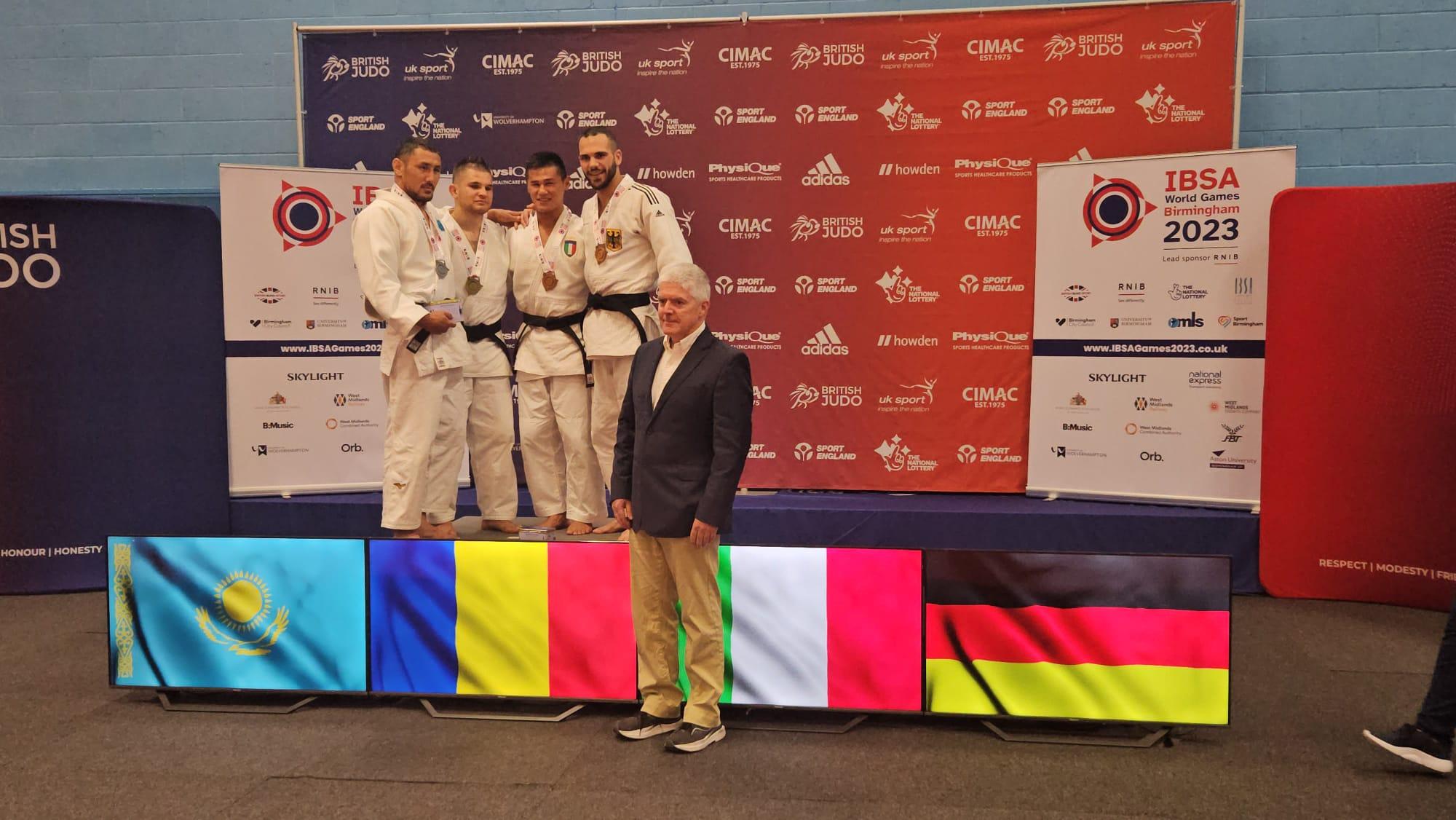 Medali de aur la judo pentru Alexandru Bologa, la Mondialele pentru Nevăzători. Sportivul, calificat pentru Jocurile Paralimpice 2024