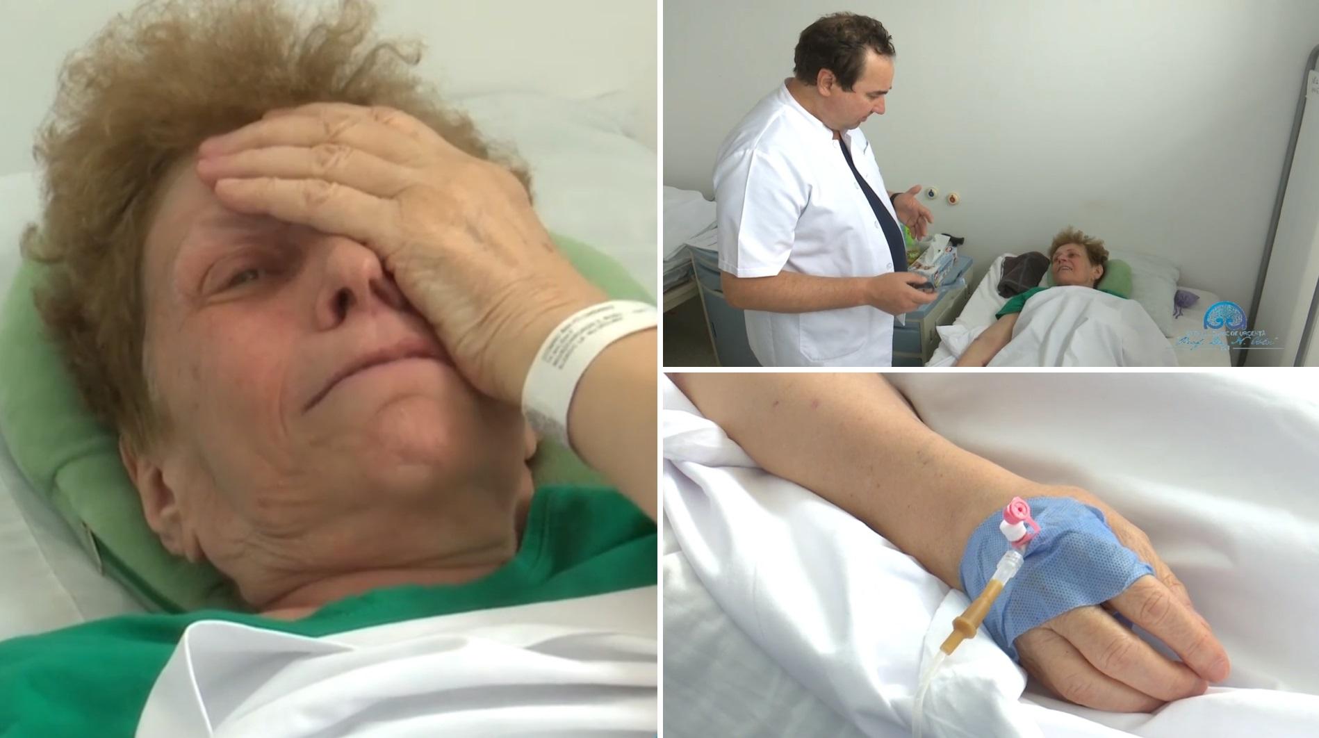 bătrână la Spitalul Clinic de Urgență "Prof. Dr. Nicolae Oblu" Iași