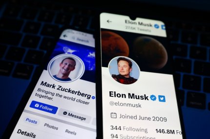 Elon Musk şi Mark Zuckerberg