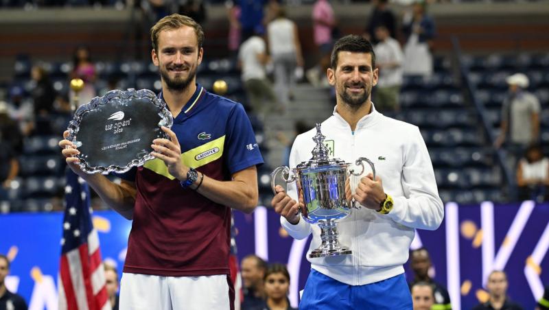 Novak Djokovic, din nou numărul 1 ATP după victoria de la US Open 2023. Mesajul lui Medvedev, învins în finală: "Ce mai cauţi aici?"