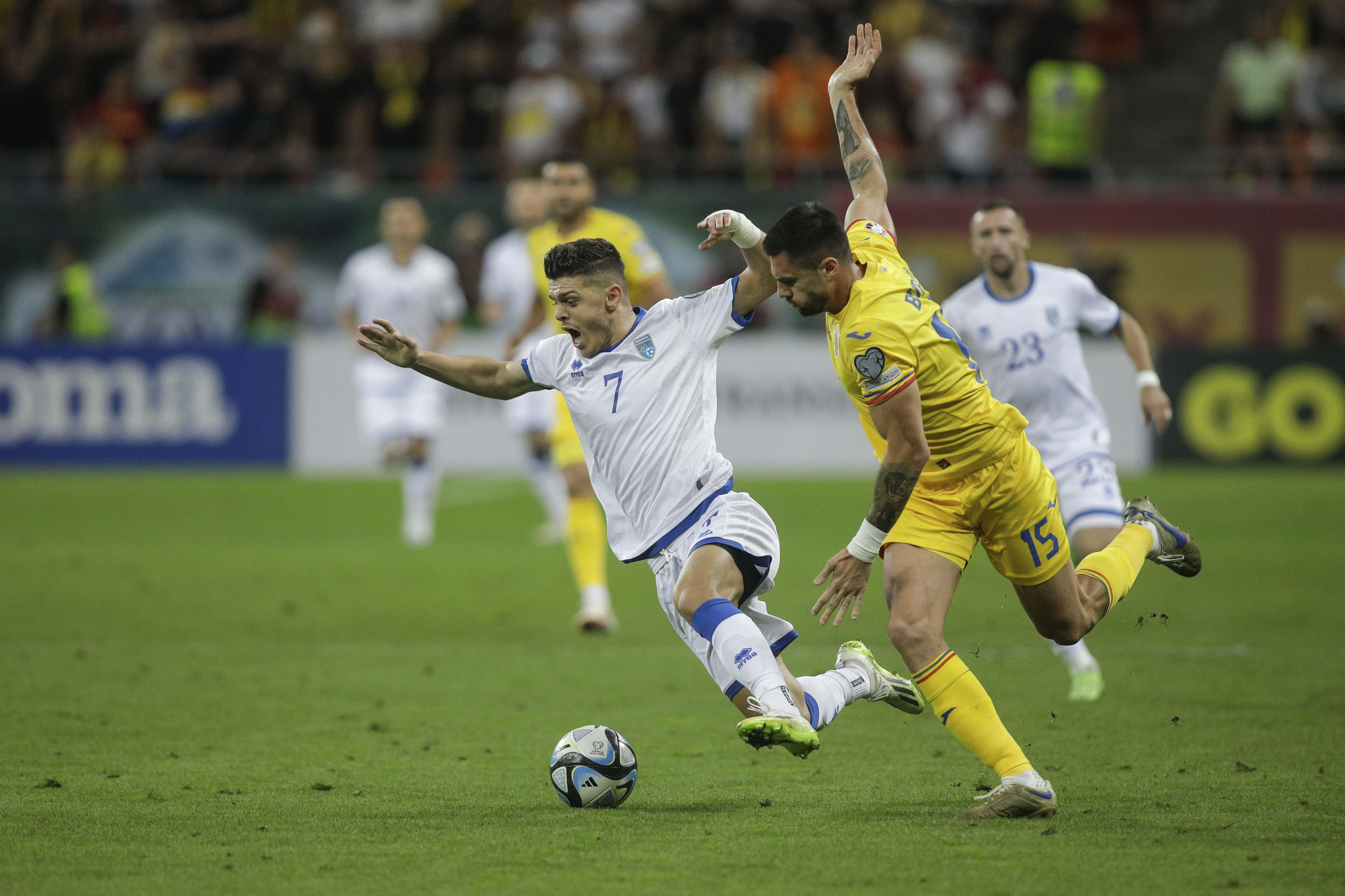 Meciul România - Kosovo, întrerupt 45 de minute
