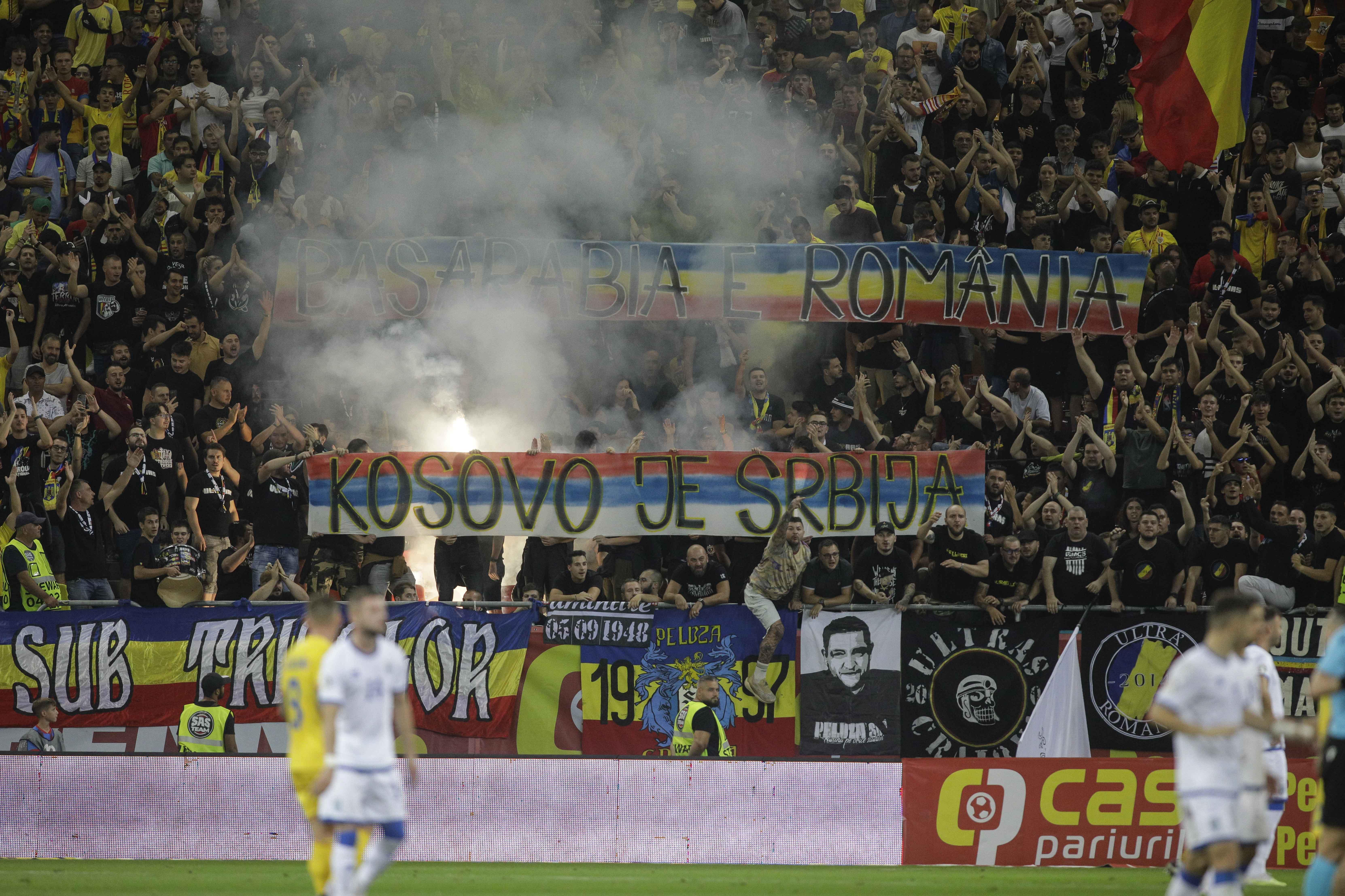 Meciul România - Kosovo, întrerupt 45 de minute