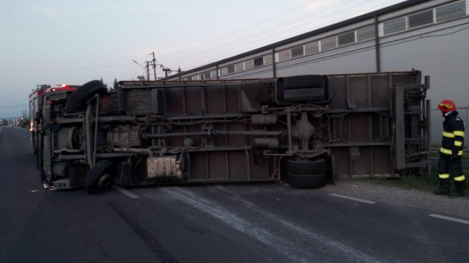 Accident rutier grav în localitatea Râureni, din Râmnicu Vâlcea