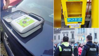A fost găsit defibrilatorul gratuit furat din centrul Braşovului. Hoţul a încercat să-l vândă pe 100 de euro unui medic