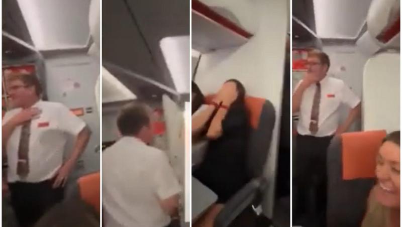 Amorezaţi până peste cap, doi tineri nu şi-au mai putut ţine nevoile în frâu, în timpul unui zbor Londra-Ibiza. Un membru al echipajului i-a prins în toaletă
