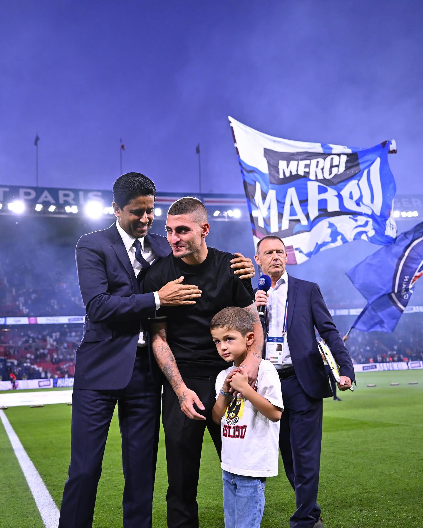 Marco Verratti şi-a luat la revedere în lacrimi de la PSG, după 11 ani. Omagiul emoţionant al clubului francez: "Un deceniu de magie"