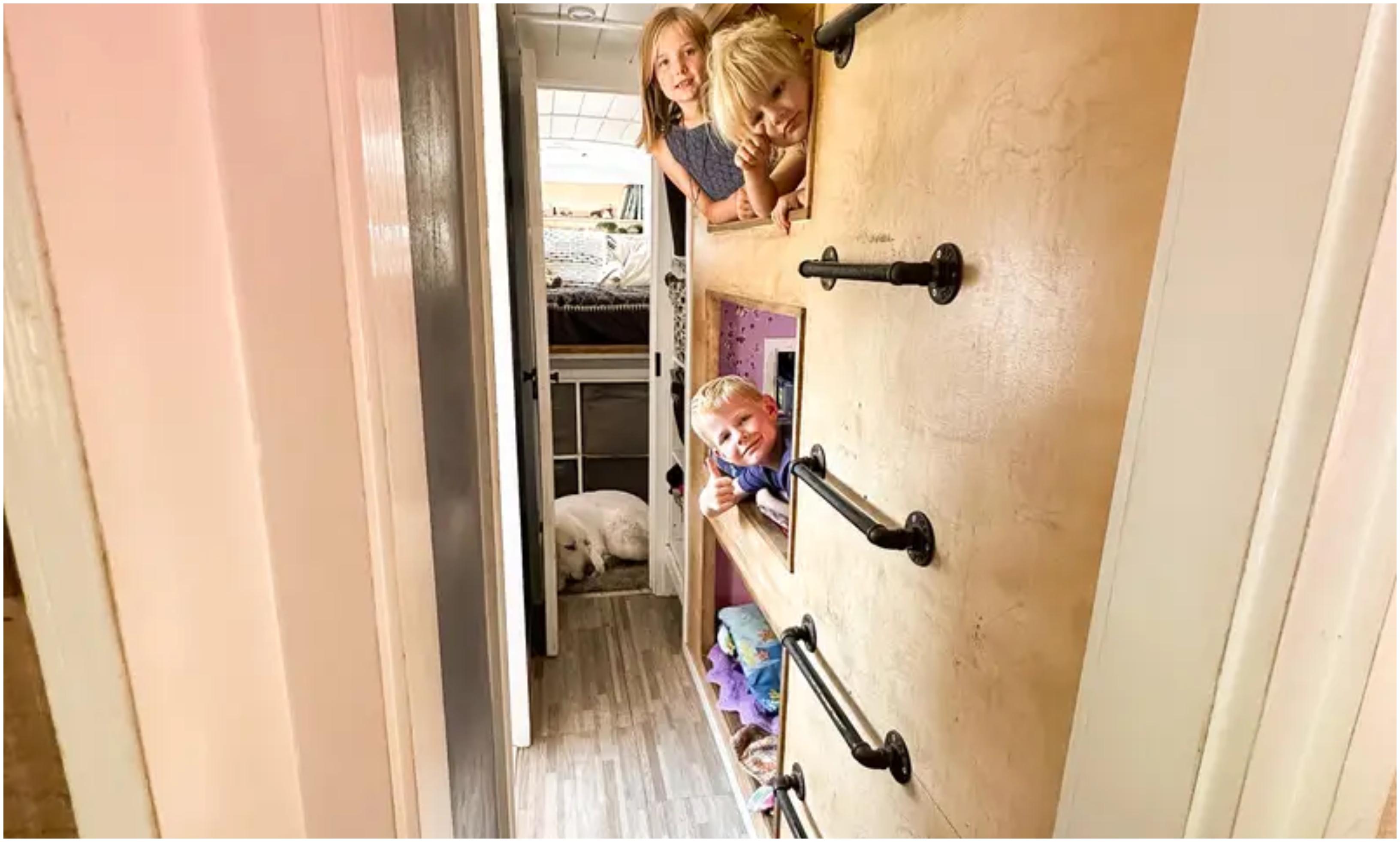 Au renunțat la casa pe care o aveau și au transformat un autobuz în locuința mult visată