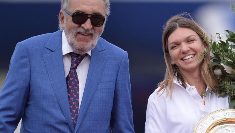 Prima reacţie a lui Ion Ţiriac după suspendarea primită de Simona Halep: "Bag mâna în foc şi acum"