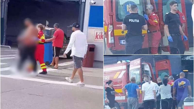 "Era baltă de sânge. L-a tăiat bine!". Bărbat înjunghiat în parcarea unui supermarket din Bucureşti, în urma unui conflict. Agresorul, prins la scurt timp