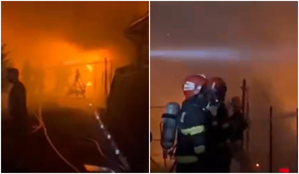 Un sat întreg a rămas fără curent după un incendiu violent izbucnit la o casă, în Maramureş. Pagubele sunt uriaşe