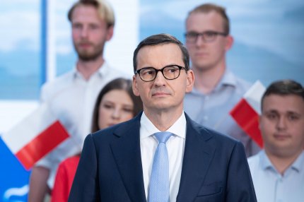 Prim-ministrul polonez Mateusz Morawiecki