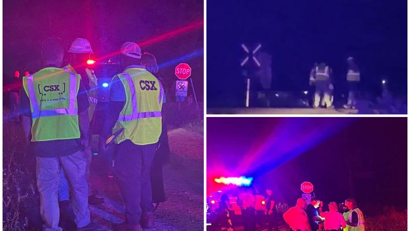 Accident infernal, 5 vieţi spulberate. Un SUV a fost dezmembrat de un marfar, după ce şoferul maşinii a forţat trecerea la nivel cu calea ferată, în Florida