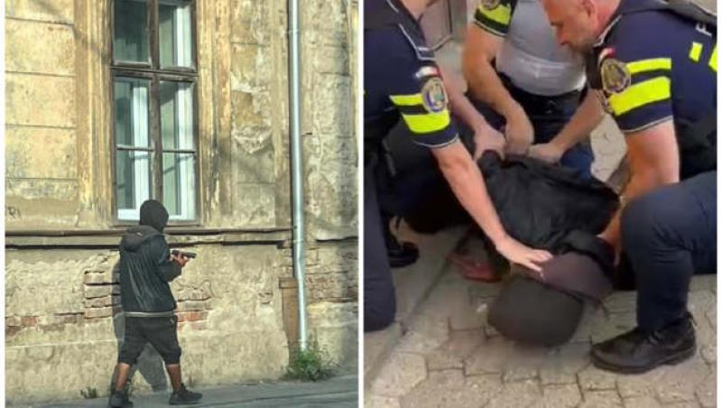 Tânăr din Timişoara, internat la psihiatrie, după ce a fost văzut mergând cu un pistol de jucărie pe stradă
