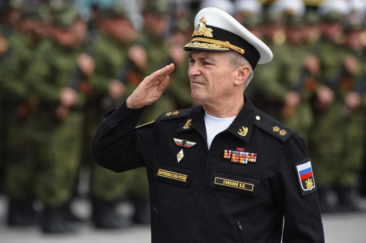 Viktor Sokolov, comandantul Flotei Ruse de la Marea Neagră Viktor Sokolov, comandantul Flotei Ruse de la Marea Neagră