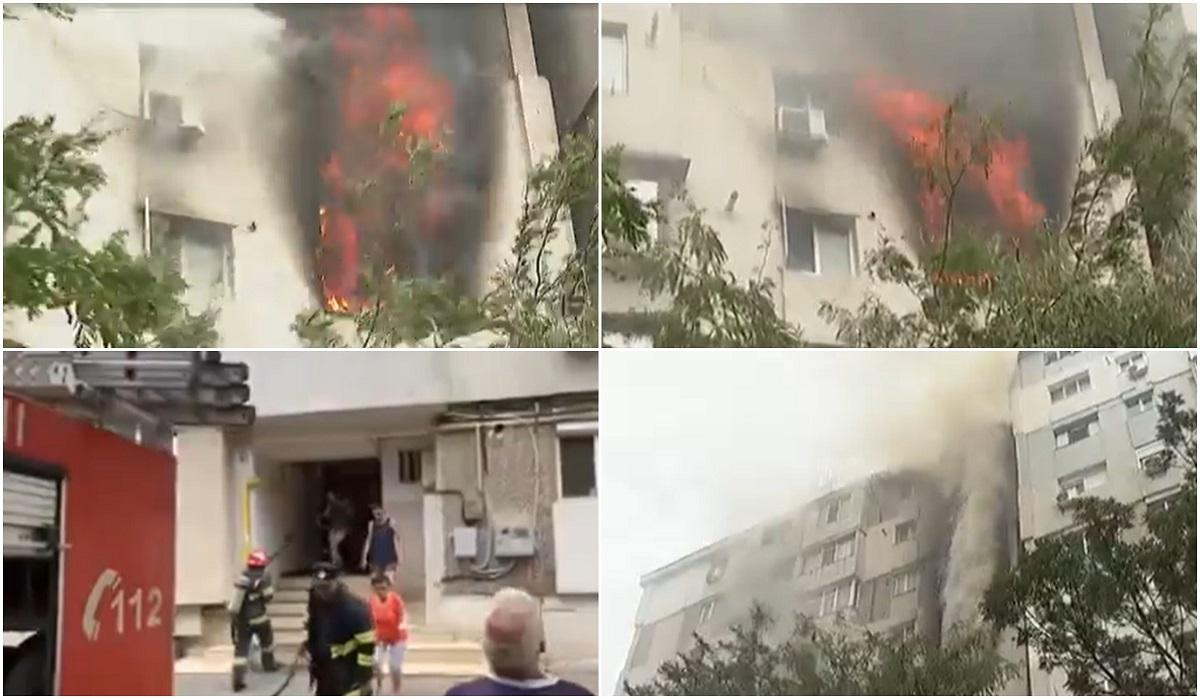 Clipe de groază în Galați, după ce casa unui tânăr s-a aprins ca o torță. A alergat disperat să ceară ajutor