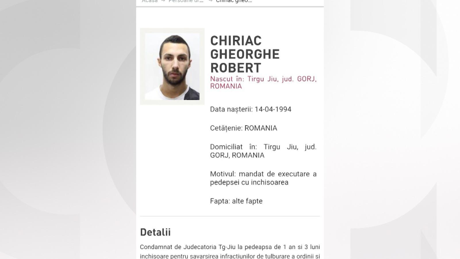 SURSE: Cum au scăpat poliţiştii din Gorj un interlop periculos, deşi aveau echipaje parcate în faţa blocului. "Mâine seară eu te tai!"