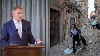 Mesajul lui Klaus Iohannis, după cutremurul din Maroc: "Gândurile noastre se îndreaptă către familiile celor care şi-au pierdut viaţa în această tragedie"