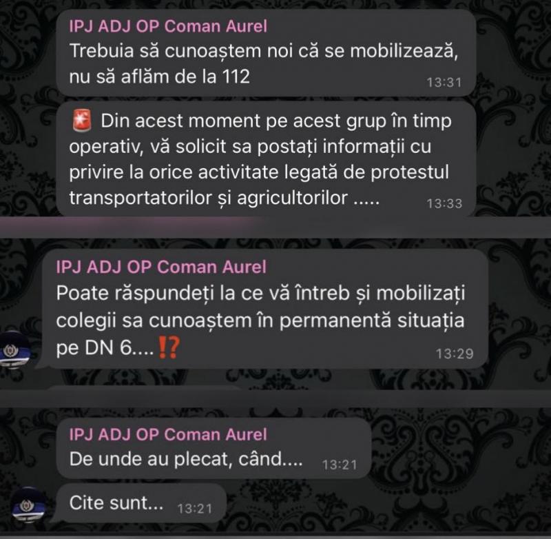 Europol: Se fac presiuni asupra poliţiştilor şi jandarmilior pentru a bloca fermierii şi transportatorii pe drumurile publice. Le cerem să refuze ordinele ilegale Europol: Se fac presiuni asupra poliţiştilor şi jandarmilior pentru a bloca fermierii şi transportatorii pe drumurile publice. Le cerem să refuze ordinele ilegale